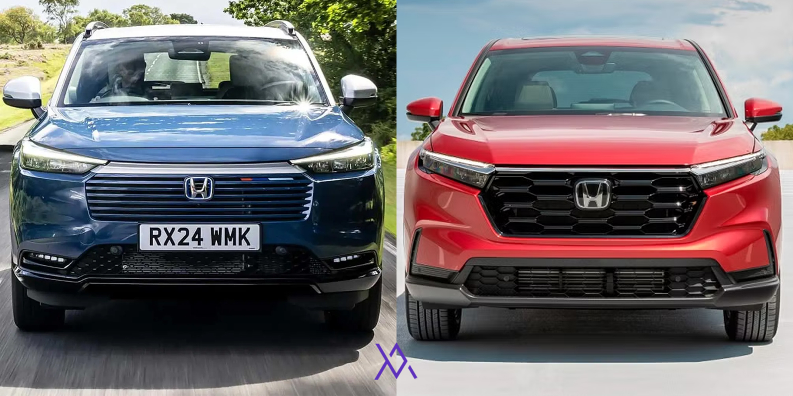 مقایسه هوندا CR-V با HR-V از نظر طراحی ظاهری و زبان طراحی